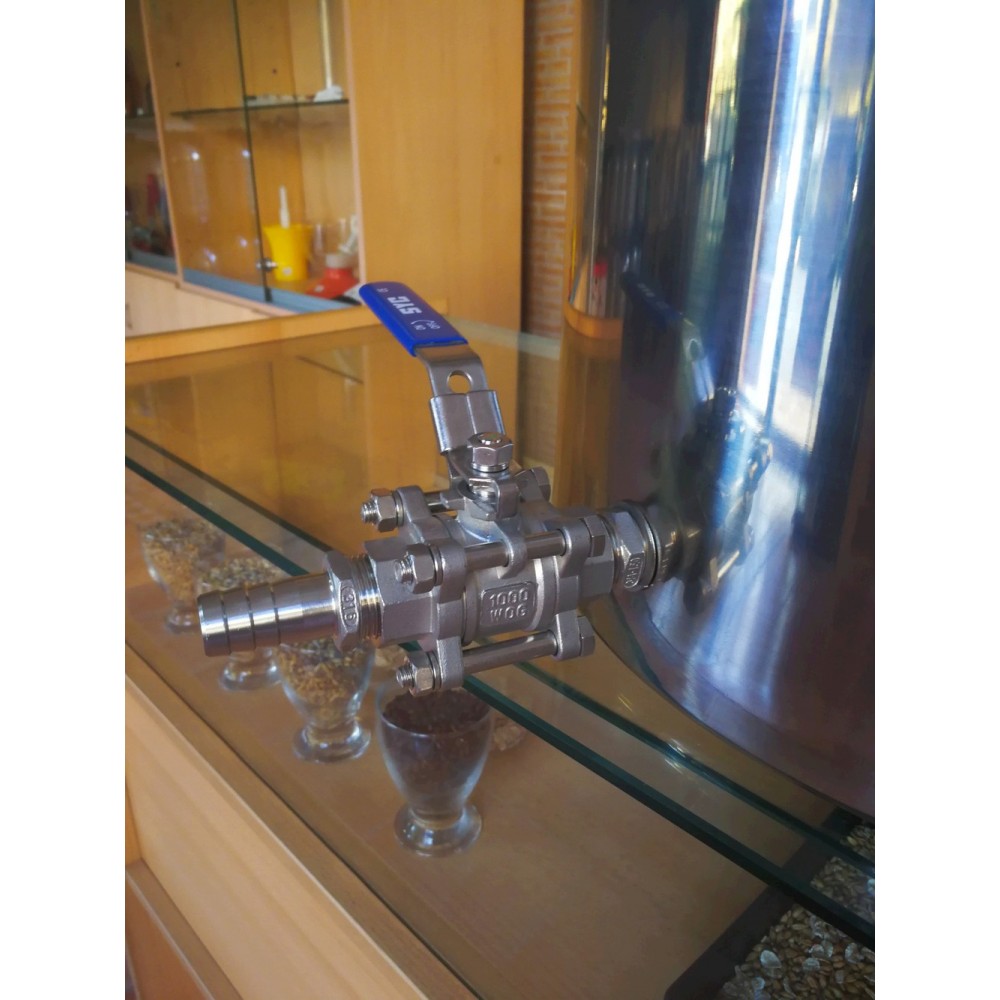 OLLA ACERO INOXIDABLE CON GRIFO 30 LITROS OLLA DE ACERO INOXIDABLE CON GRIFO 50L
